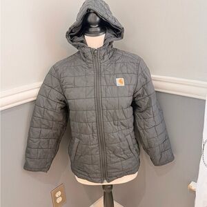 Carhartt Kids Gilliam Hooded Jacket in 
Black Size Medium